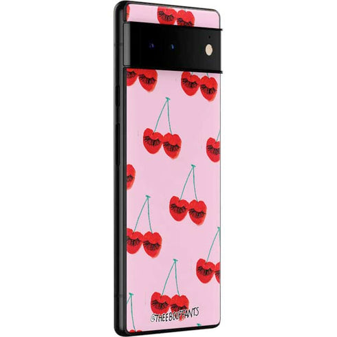 Bouffants and Broken Hearts Cherry Lash Google Pixel 6 Skin
